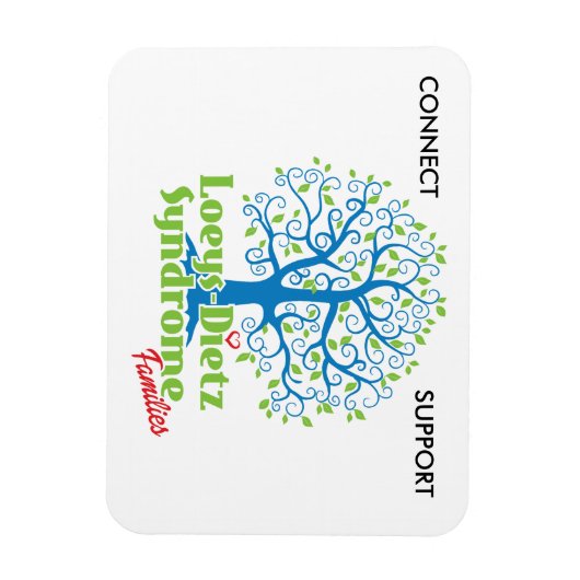 Loeys-Dietz Take Heart Car Magnet Magneet (Verticaal)