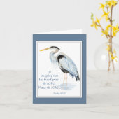 Lof de bijbelse Inspirerend quote van Heron Kaart (Gele Bloem)