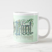 "Lof de Heer"  Christelijke Kunst mint groen Grote Koffiekop (Rechts)