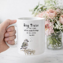 Lof de Heer Psalm 105:2 Vogel Schriftuur