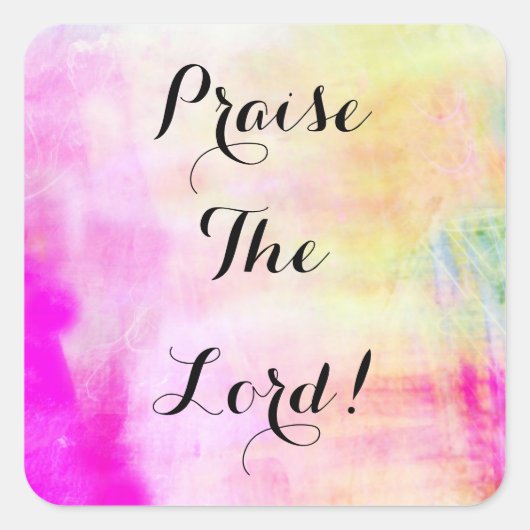 Lof de Heer Stickers (Voorkant)