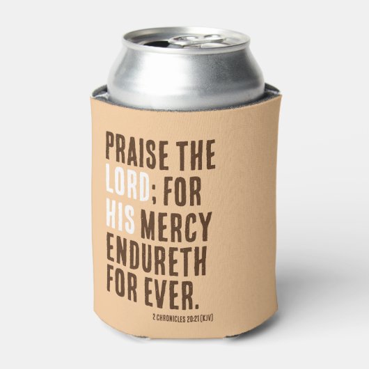 Lof de Heer - Thanksgiving Dag Feest - Blikjeskoeler (Blikje Voorkant)