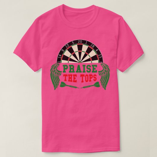 Lof de Topjes darten trui T-shirt (Design voorkant)