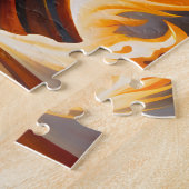 Lof door de vuurpuzzel legpuzzel (Zijkant)