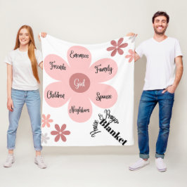 Lof en gebedsdeken fleece deken