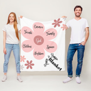 Lof en gebedsdeken fleece deken