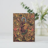 Lof voor de Theotokos Orthodoxe Christelijke Icoon Briefkaart (Staand voorkant)