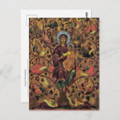 Lof voor de Theotokos Orthodoxe Christelijke Icoon Briefkaart (Voorkant / Achterkant)