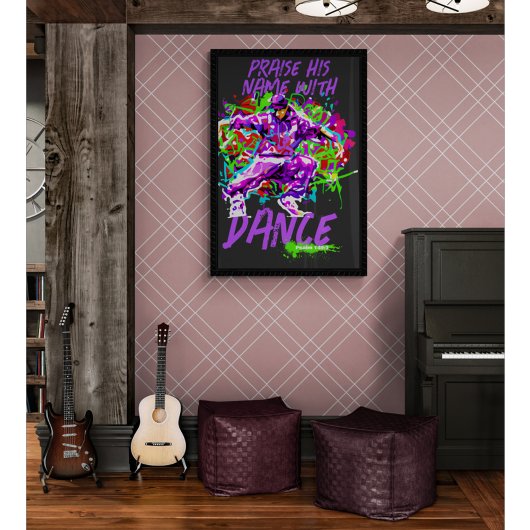 Lof zijn naam met Dance Christelijk Faith Perfect Poster
