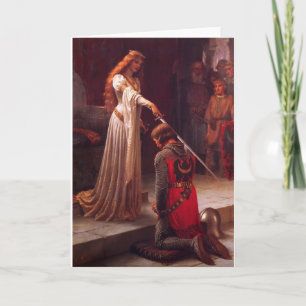 Lofbetuiging - Edmund Blair Leighton (1901) Kaart