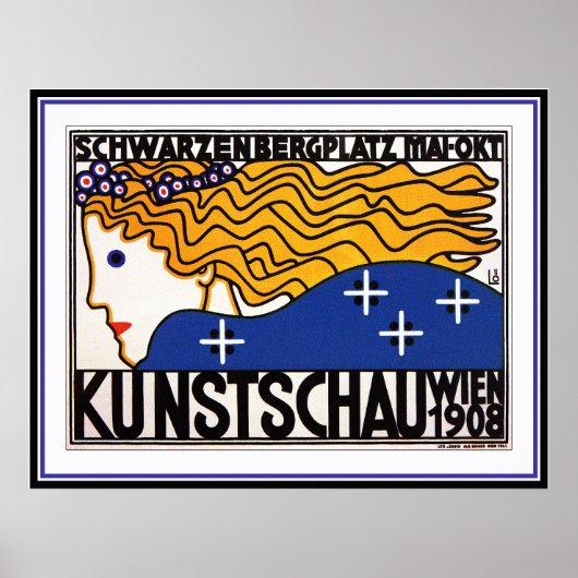 Loffler: Kunstschau Wien - Oostenrijkse afscheidin Poster (Voorkant)
