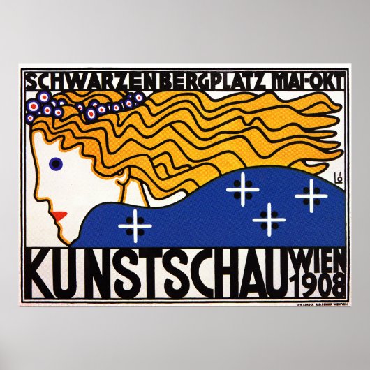 Loffler Secesseion Poster: Kunstschau Wien Poster (Voorkant)