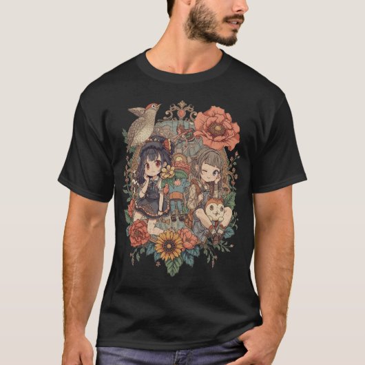 Lofi Anime Graphic T-shirt (Voorkant)