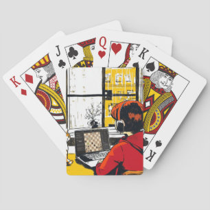 Lofi Chess Art Pokerkaarten