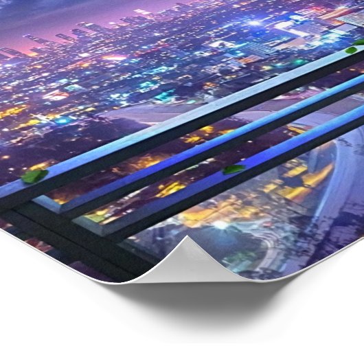 Lofi City Poster (Hoek)