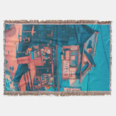 Lofi Dreams aan zee Deken (Voorkant)