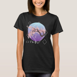 Lofi Esthetische Sakura Cherry Blossom Tree Japans T-shirt