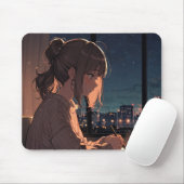 Lofi Girl Mousepad Muismat (Met muis)