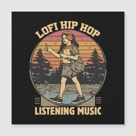 Lofi hip hop chillhop muziek (Voorkant)