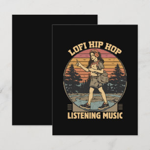 Lofi hip hop chillhop muziek informatiekaartje