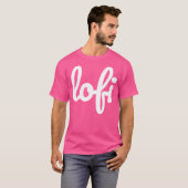 Lofi Hip Hop Lofi Cursive T-shirt (Voorkant volledig)