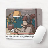 Lofi Hiphop Chill Radio Muismat (Met muis)