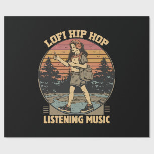 Lofi hiphop chillhop-muziek cadeaupapier
