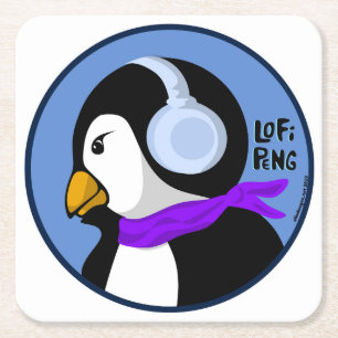 Lofi Peng Kartonnen Onderzetters