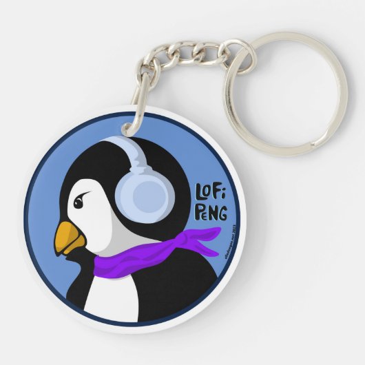 LoFi Peng Sleutelhanger (Achterkant)