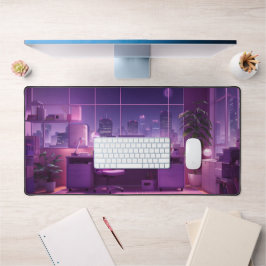 Lofi Style Nighttime Kantoor Desk Mat