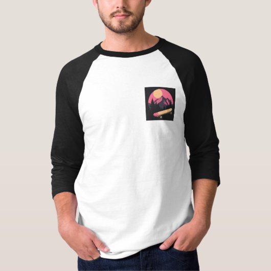 lofi style skateboard t-shirt (Voorkant)