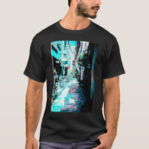 Lofi Tokyo Streetslijtage van de Japanse Vaporgolf T-shirt