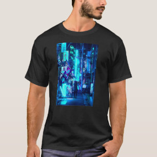 Lofi Tokyo Streetslijtage van de Japanse Vaporgolf T-shirt