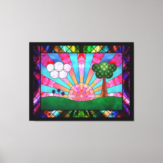 Loflied voor de Zon Canvas Print (Voorkant)