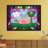 Loflied voor de Zon Canvas Print (Insitu (Woonkamer))