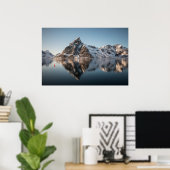 Lofoten berg poster (Thuiskantoor)