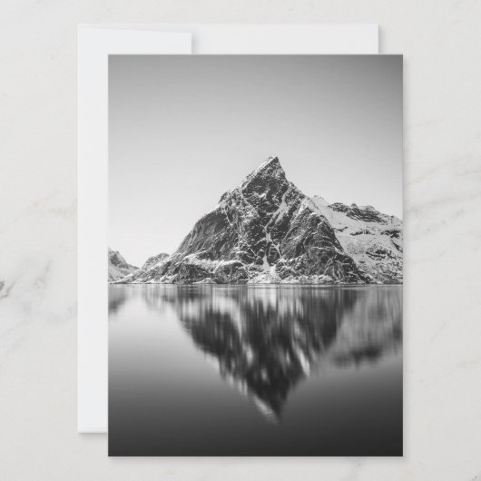Lofoten-bergkaart Save The Date (Voorkant)