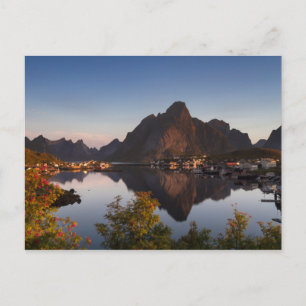 Lofoten - Dorp of Reine briefkaart zonder tekst