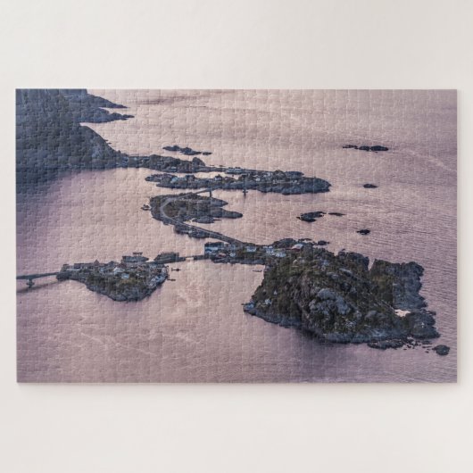 Lofoten-eilanden Legpuzzel (Horizontaal)