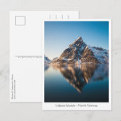 Lofoten-eilanden Noorwegen ansichtkaart Briefkaart (Voorkant / Achterkant)