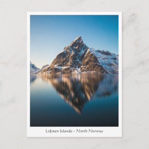 Lofoten-eilanden Noorwegen ansichtkaart Briefkaart