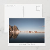 Lofoten-eilanden Noorwegen Ansichtkaart Briefkaart (Voorkant / Achterkant)