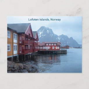 Lofoten-eilanden, Noorwegen, ansichtkaart Briefkaart