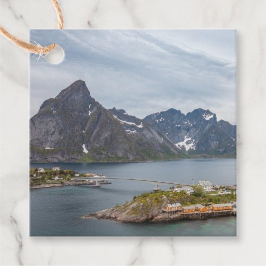 Lofoten-eilanden Noorwegen Bedankjes Labels (Voorkant)
