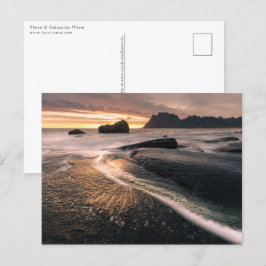 Lofoten-eilanden Noorwegen Briefkaart