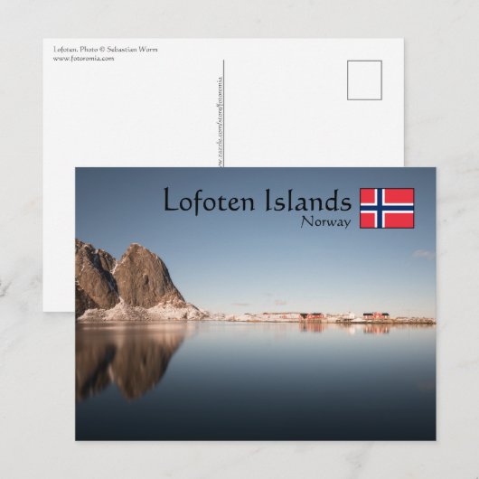 Lofoten-eilanden Noorwegen Briefkaart (Voorkant / Achterkant)