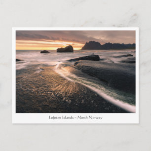 Lofoten-eilanden Noorwegen Briefkaart