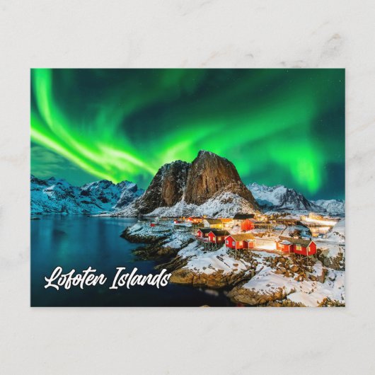 Lofoten-eilanden, Noorwegen Briefkaart (Voorkant)