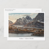 Lofoten-eilanden Noorwegen Briefkaart (Voorkant / Achterkant)