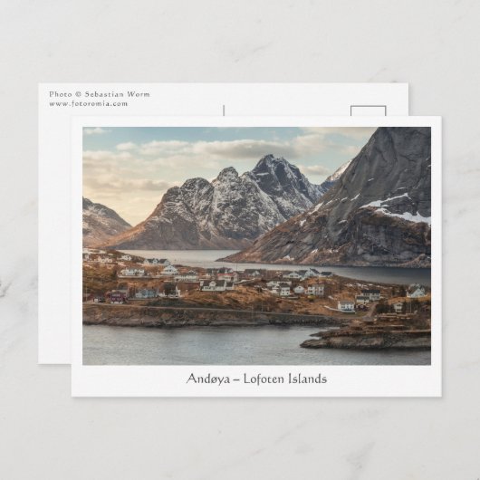 Lofoten-eilanden Noorwegen Briefkaart (Voorkant / Achterkant)